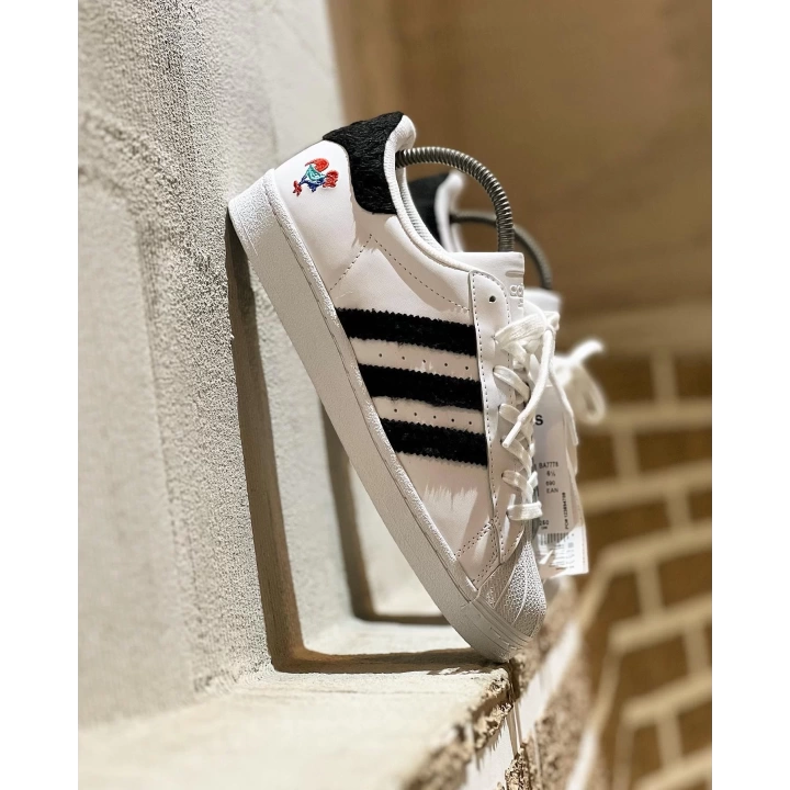 Adidas Süperstar Beyaz-Horozlu