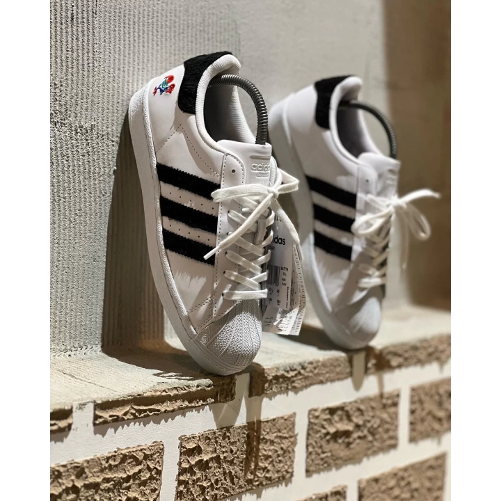 Adidas Süperstar Beyaz-Horozlu