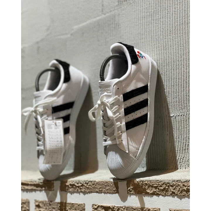 Adidas Süperstar Beyaz-Horozlu