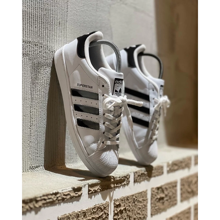 Adidas Süperstar Beyaz-Siyah Sulu