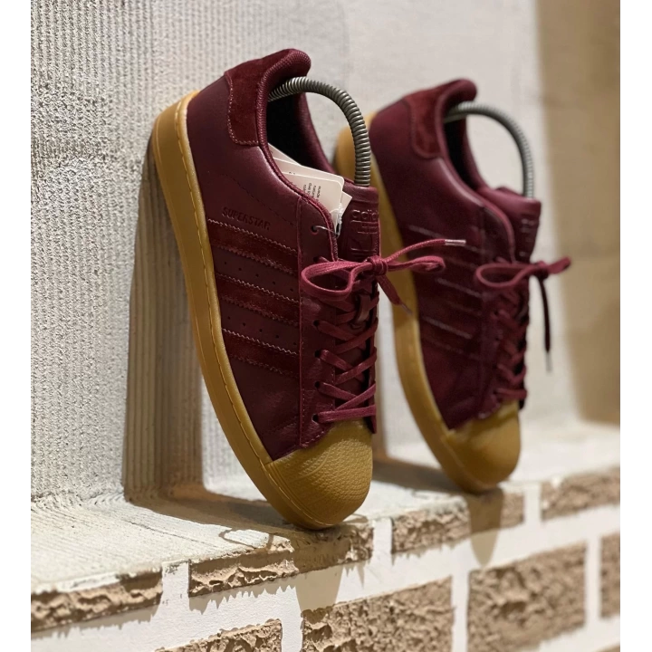 Adidas Süperstar Bordo Detaylı