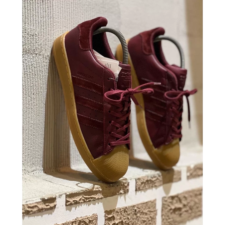 Adidas Süperstar Bordo Detaylı