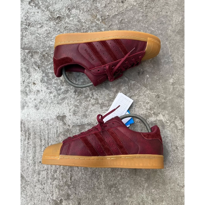 Adidas Süperstar Bordo Detaylı