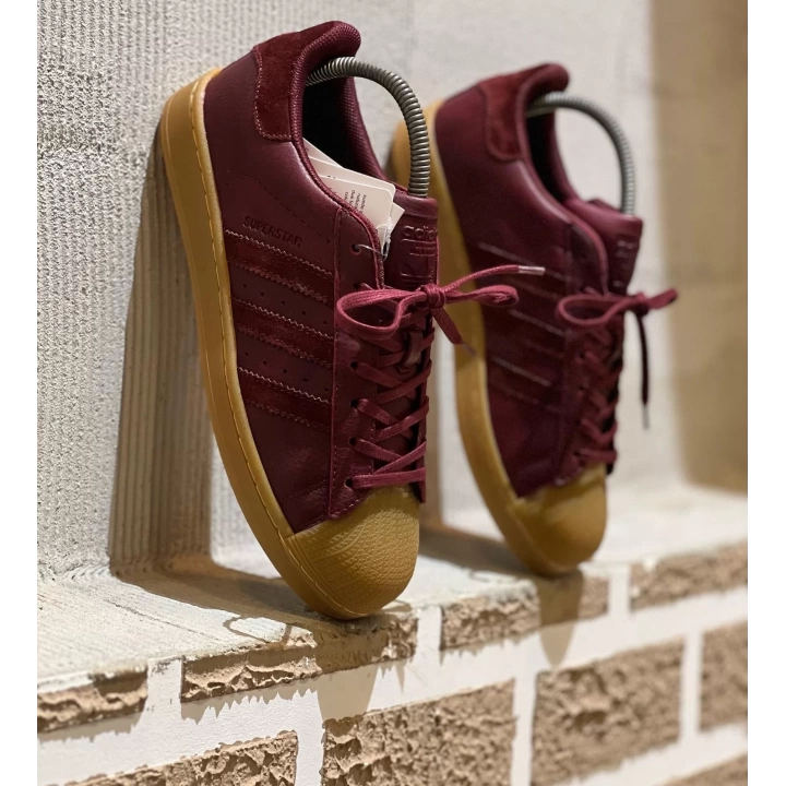 Adidas Süperstar Bordo Detaylı