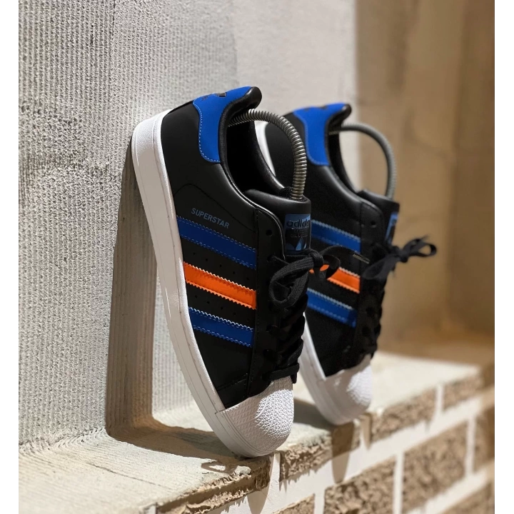 Adidas Süperstar Siyah Laci Turuncu