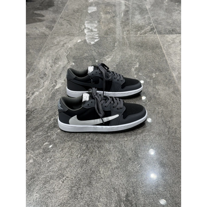 Nıke Jordan 1 Low Travis Scott Füme Siyah Detaylı