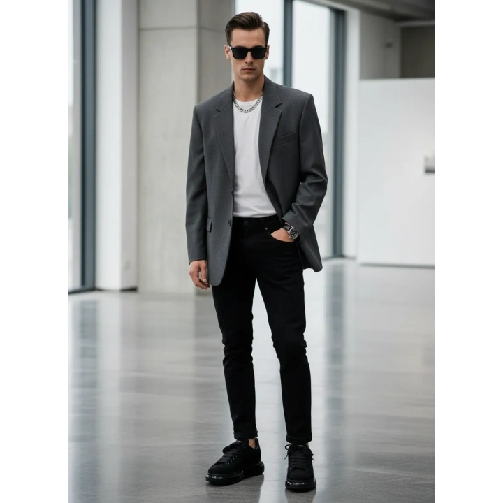 Alexander McQueen Siyah Süet