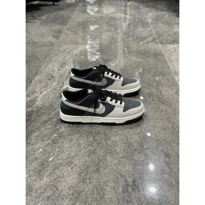 Nıke Dunk Low Siyah Gri Beyaz Mint Detaylı Spor Ayakkabı