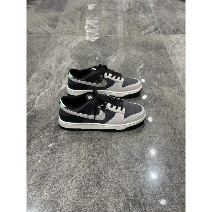 Nıke Dunk Low Siyah Gri Beyaz Mint Detaylı Spor Ayakkabı