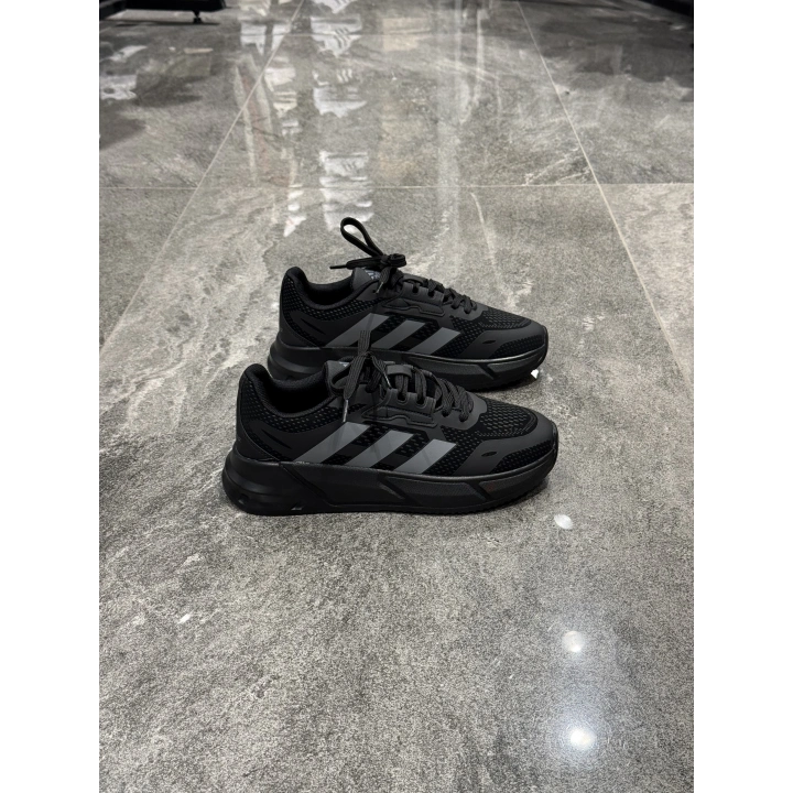 Adidas Runfalcon Siyah Gri Detaylı Spor Ayakkabı