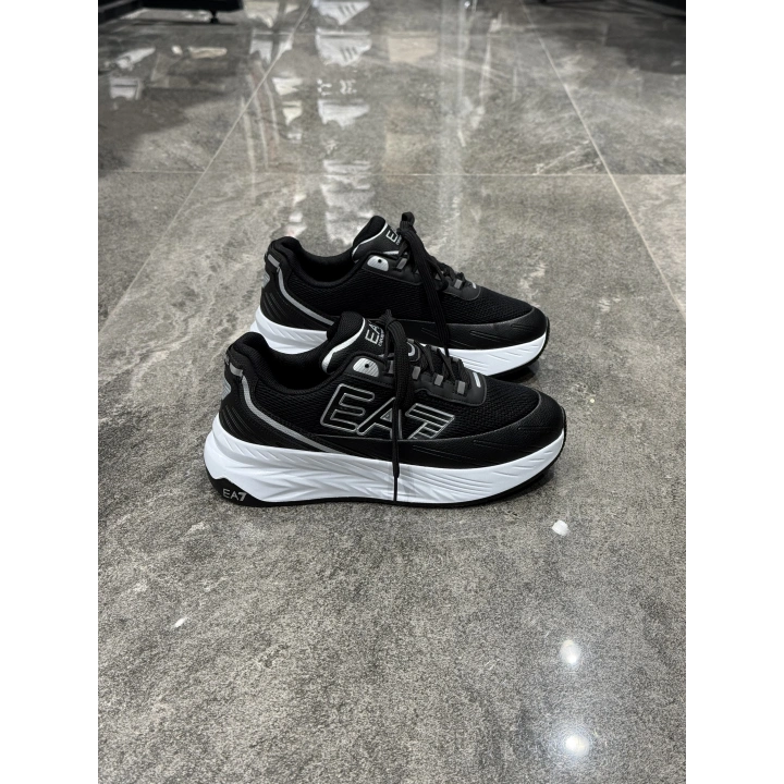 Emporıo Armanı EA7 Logolu Siyah Spor Ayakkabı