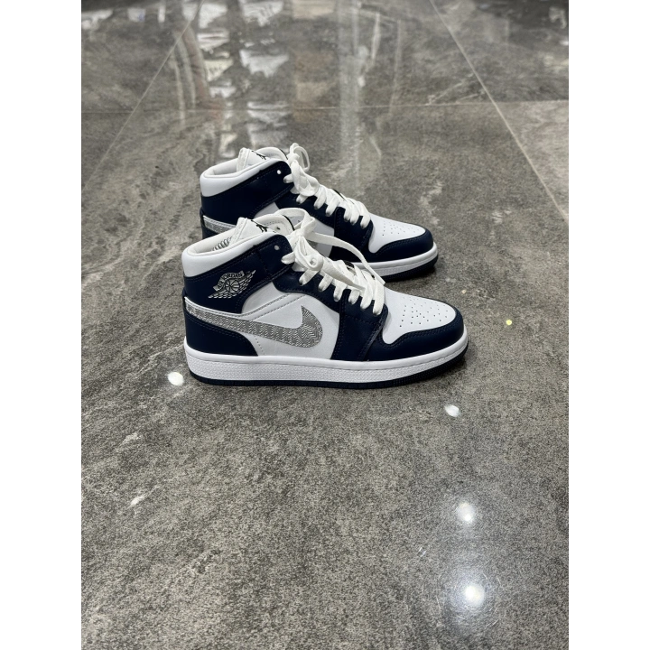 Nıke Air Jordan 1 Low Bilekli Laci Beyaz Detaylı