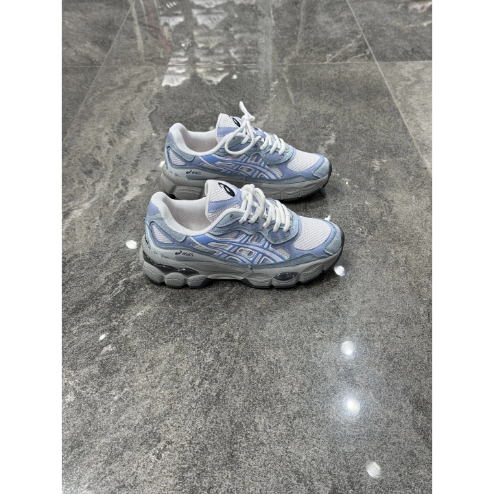 Asıcs Gel-Nyc Chunky Beyaz Açık Mavi Detaylı Spor Ayakkabı