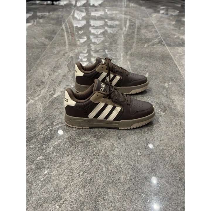 Adidas Hoops 3.0 Low Kahve Krem Spor Ayakkabı