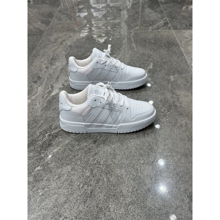 Adidas Hoops 3.0 Low Beyaz Beyaz Spor Ayakkabı