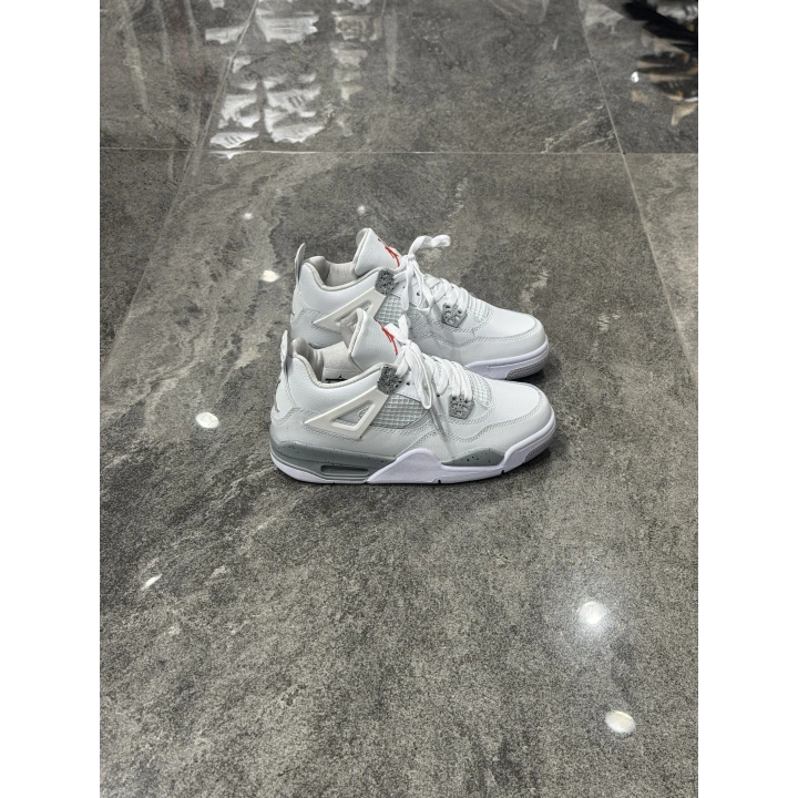 Air Jordan 4 White Grey Sneaker