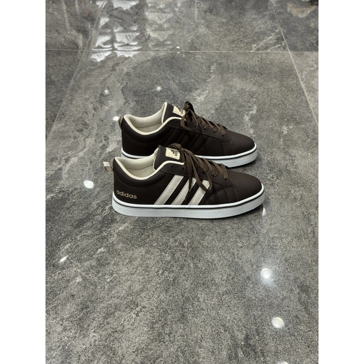 Adidas Grand Court Base 2.0 Kahve Krem Spor Ayakkabı