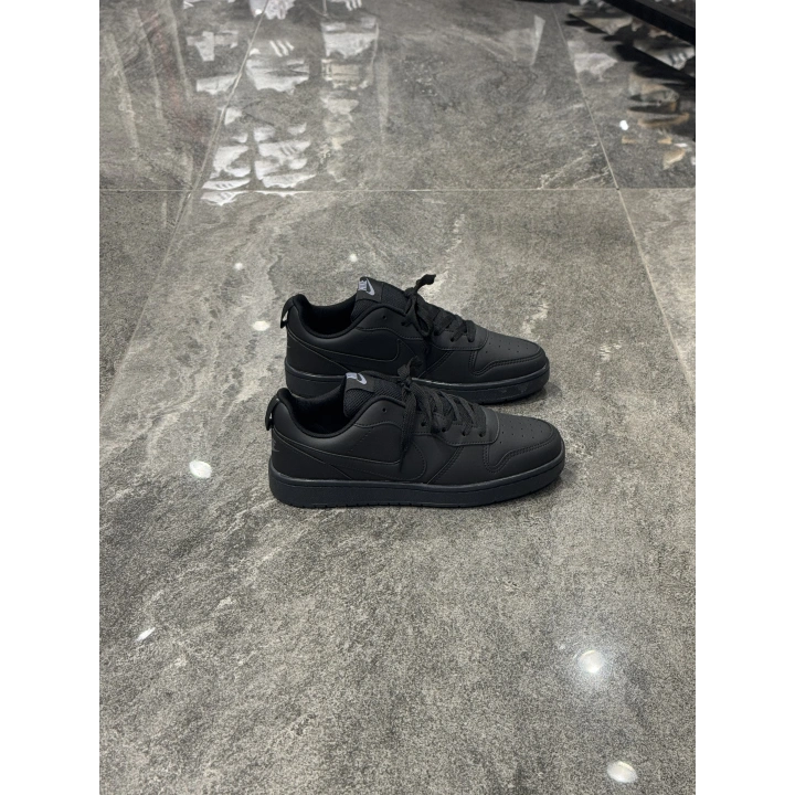 Nıke Court Borough Low 2 Siyah Siyah Spor Ayakkabı