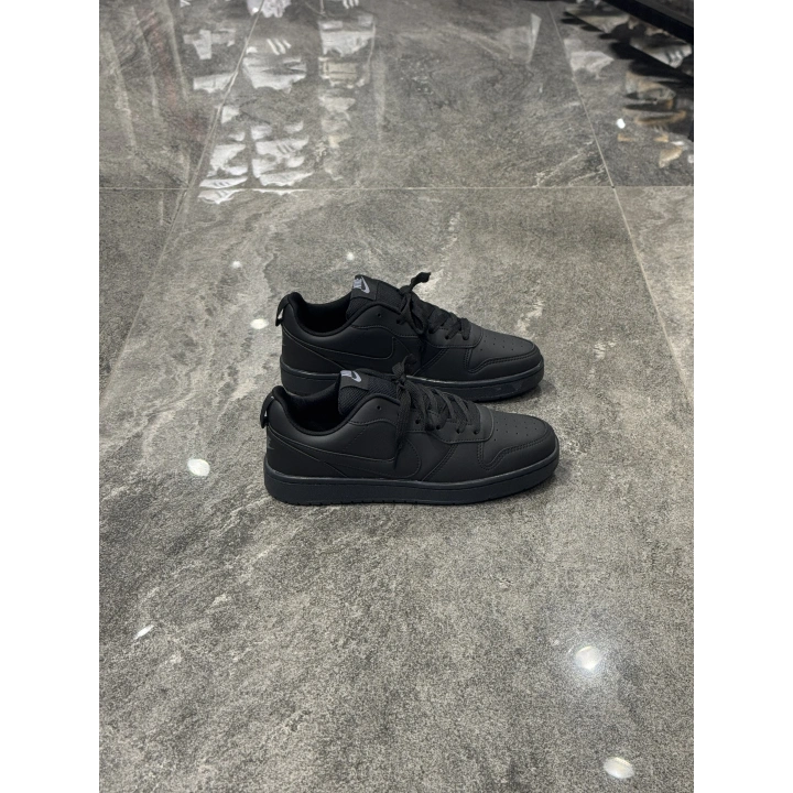 Nıke Court Borough Low 2 Siyah Siyah Spor Ayakkabı