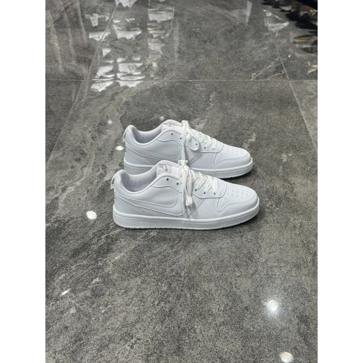 Nıke Court Borough Low 2 Beyaz Beyaz Spor Ayakkabı