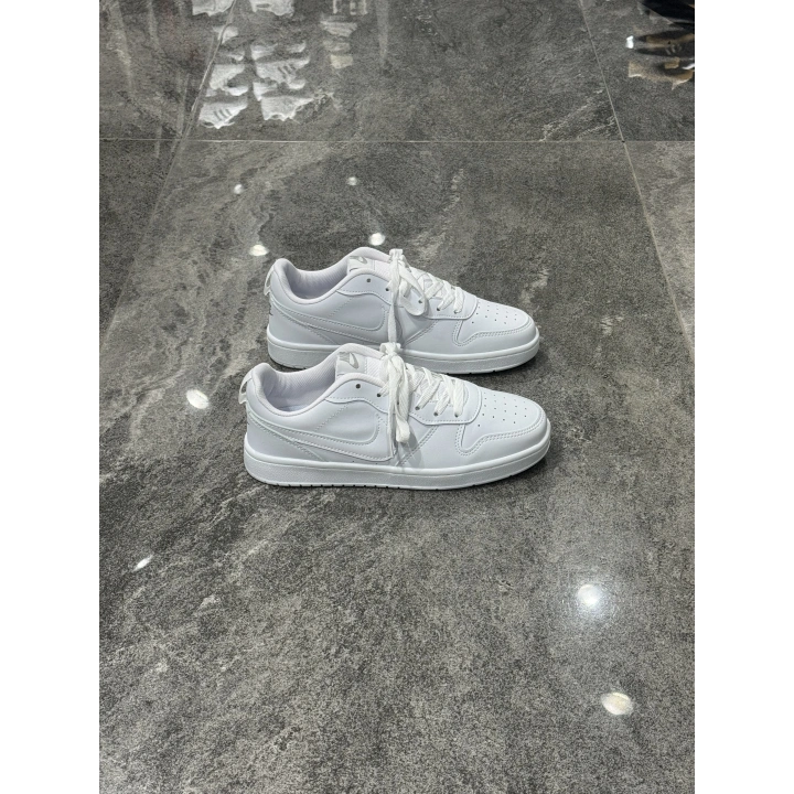 Nıke Court Borough Low 2 Beyaz Beyaz Spor Ayakkabı