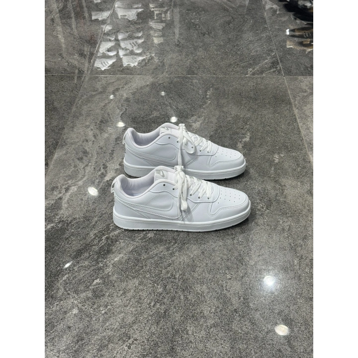 Nıke Court Borough Low 2 Beyaz Beyaz Spor Ayakkabı