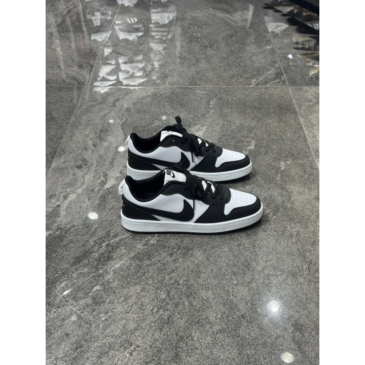 Nıke Court Borough Low 2 Siyah Beyaz Spor Ayakkabı