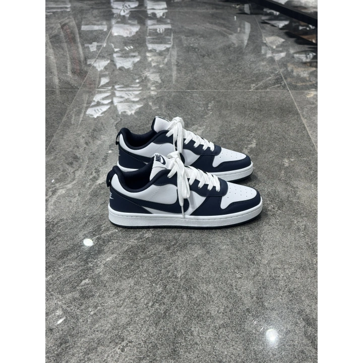 Nıke Court Borough Low 2 Lacivert Beyaz Spor Ayakkabı