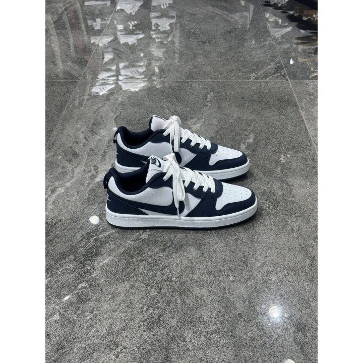 Nıke Court Borough Low 2 Lacivert Beyaz Spor Ayakkabı