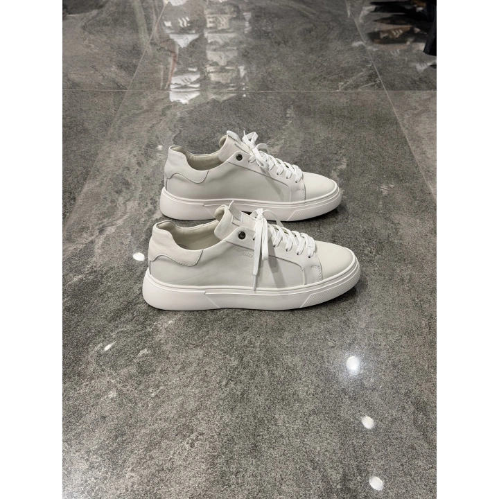 Marcomen Süt Beyaz Deri Günlük Ayakkabı