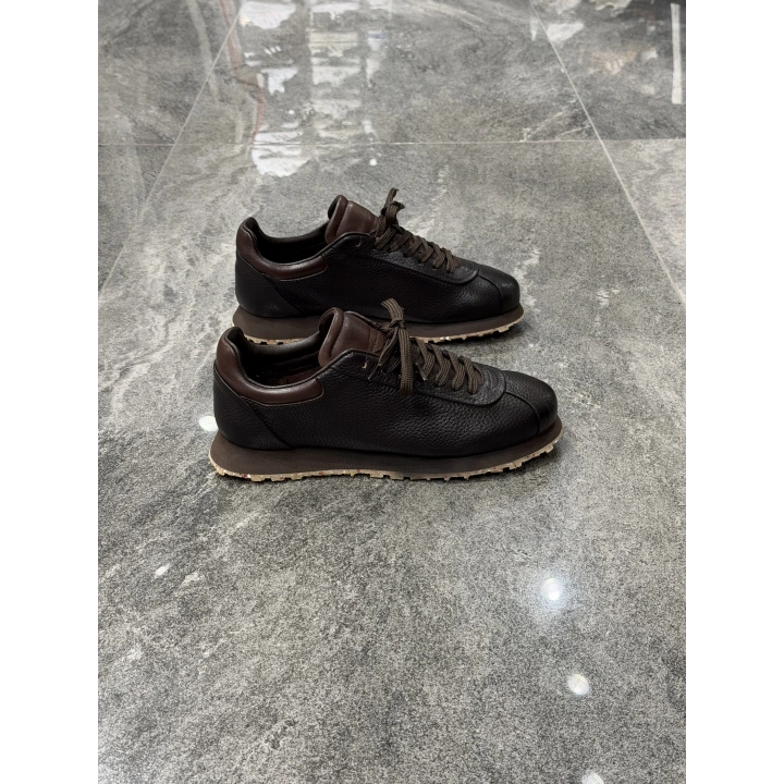 Marco Kahve Deri Cortez Spor Ayakkabı