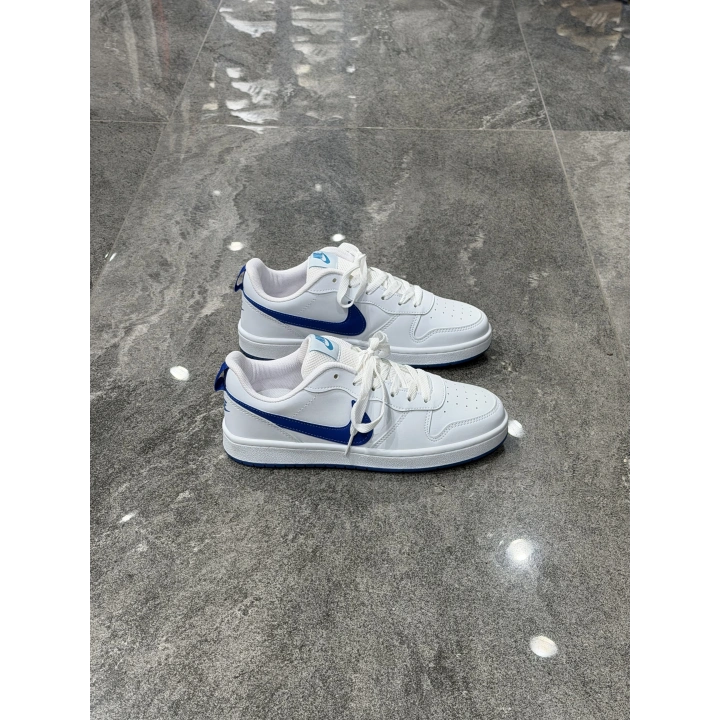 Nıke Court Borough Low 2 Beyaz Mavi Spor Ayakkabı