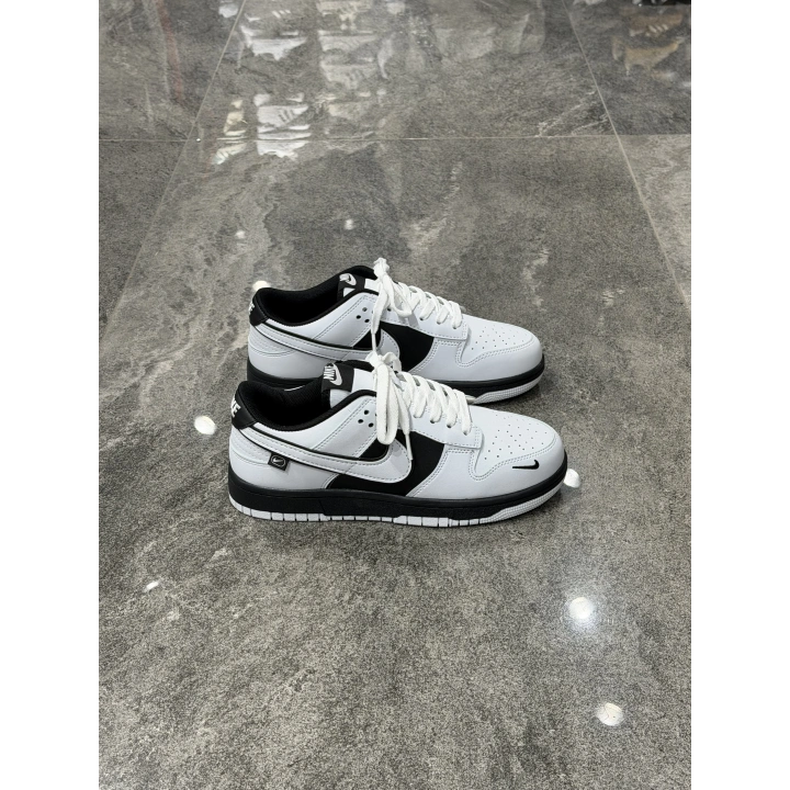 Nıke Dunk Custom Low Beyaz Siyah Spor Ayakkabı