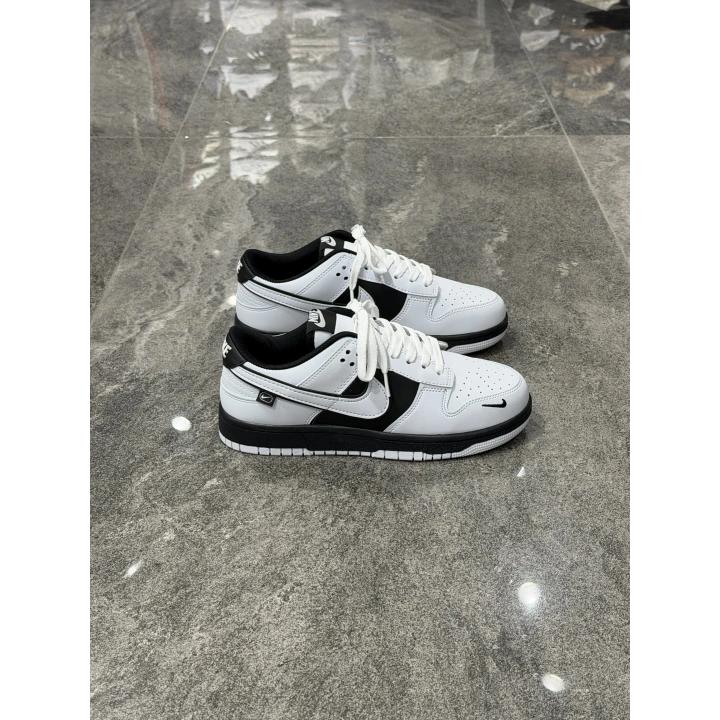 Nıke Dunk Custom Low Beyaz Siyah Spor Ayakkabı