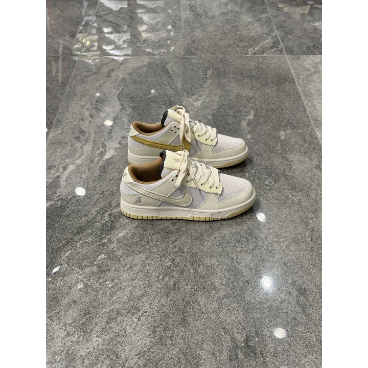 Nıke Dunk Low Krem Gold Swoosh