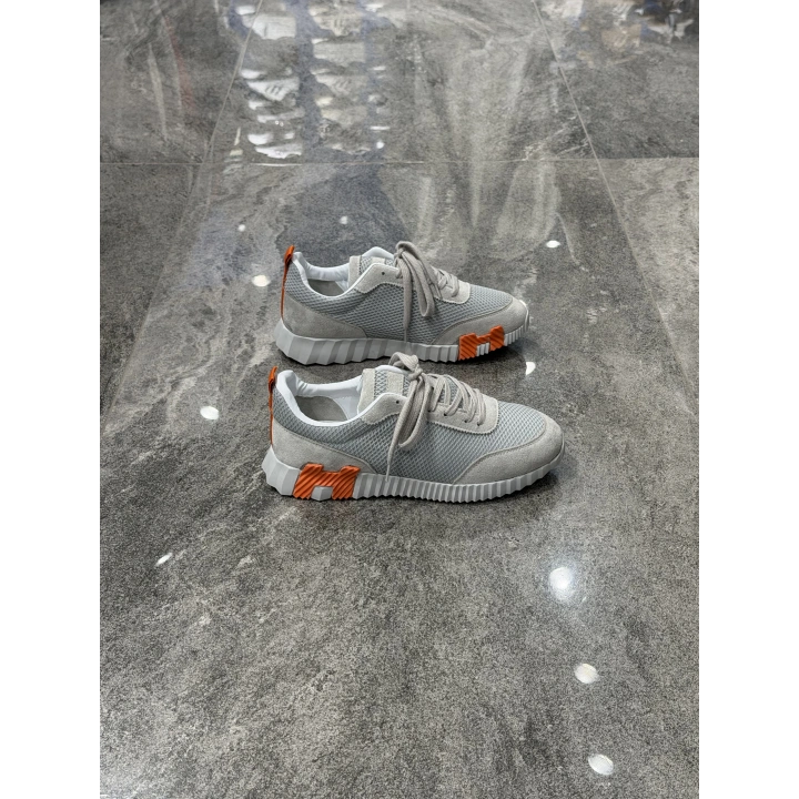 Hermes Bouncing Gri Detaylı Spor Ayakkabı
