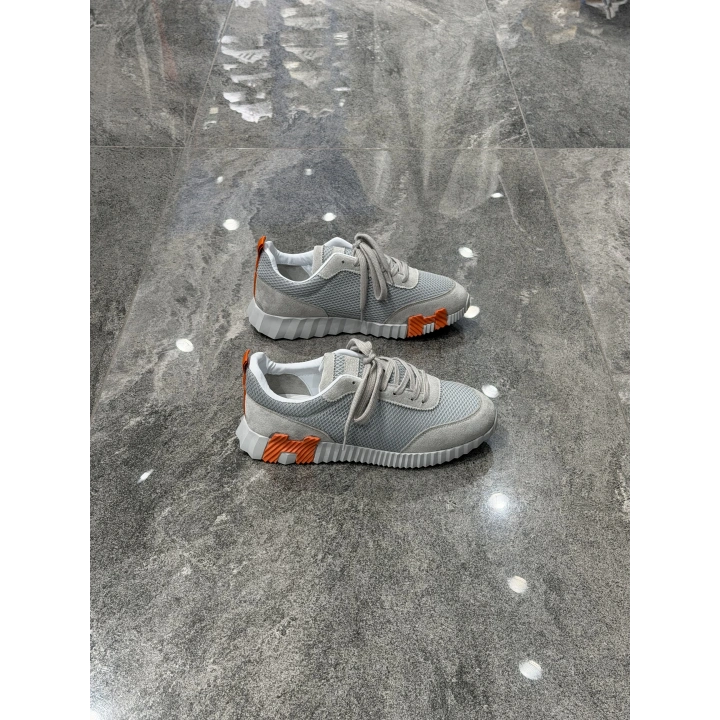 Hermes Bouncing Gri Detaylı Spor Ayakkabı