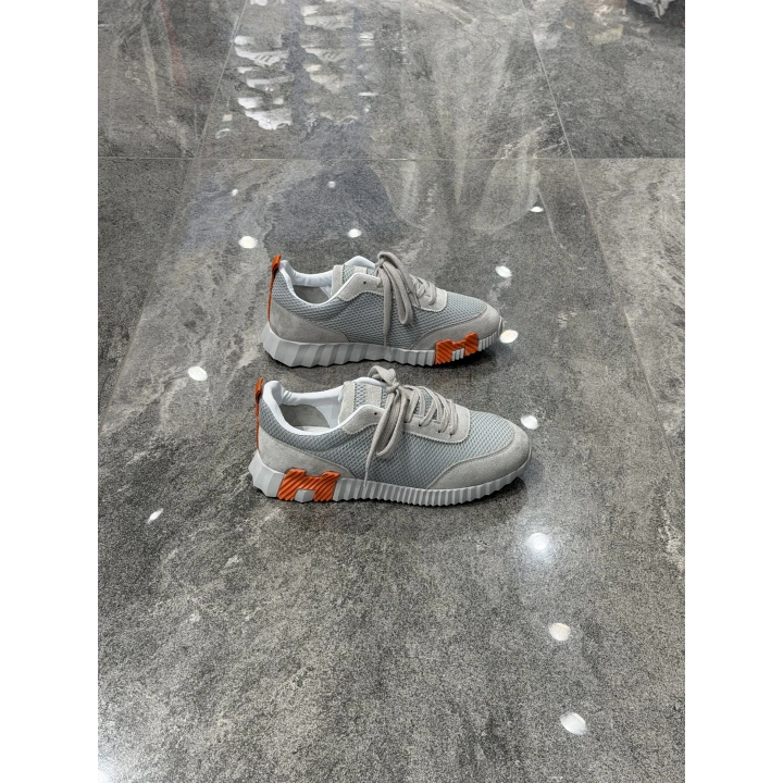 Hermes Bouncing Gri Detaylı Spor Ayakkabı