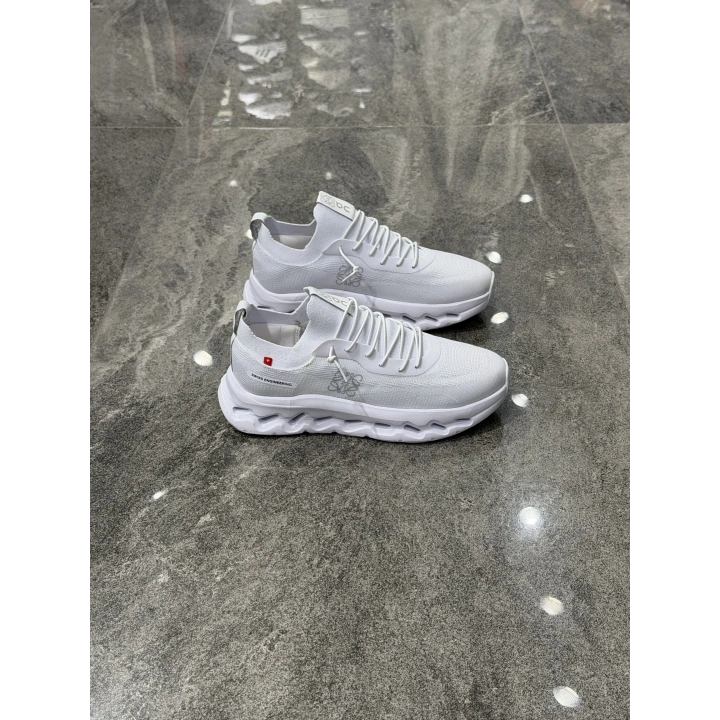 Loewe X On Running Beyaz Bez Detaylı Spor Ayakkabı
