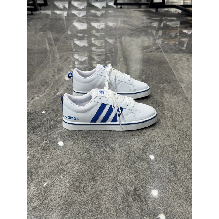 Adidas Grand Court Base 2.0 Beyaz Mavi Spor Ayakkabı