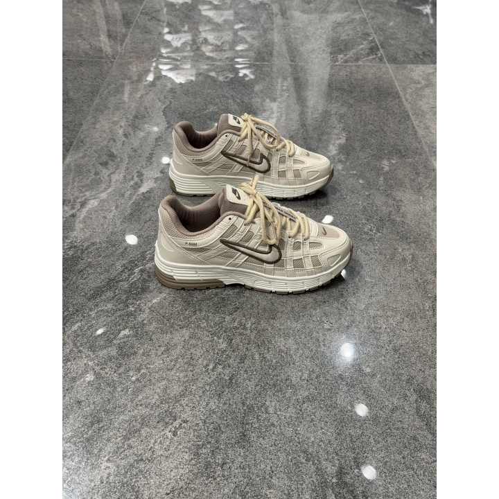 Nike Sportswear P-6000 Bej Kahve Detaylı Spor Ayakkabı