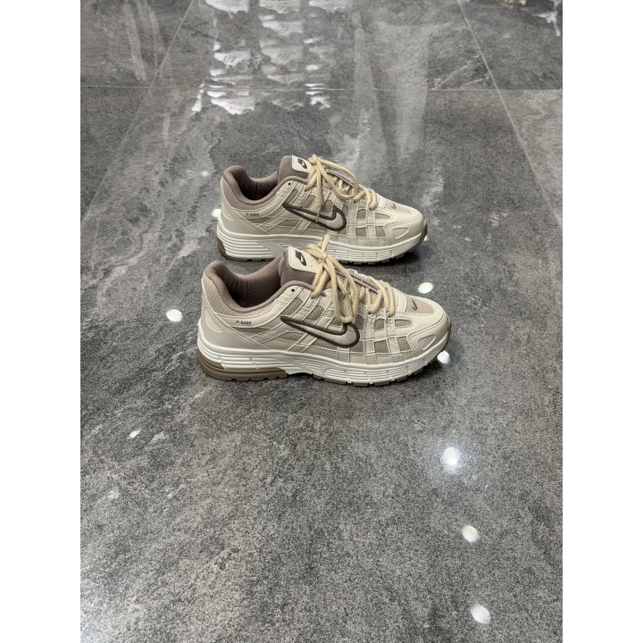 Nike Sportswear P-6000 Bej Kahve Detaylı Spor Ayakkabı