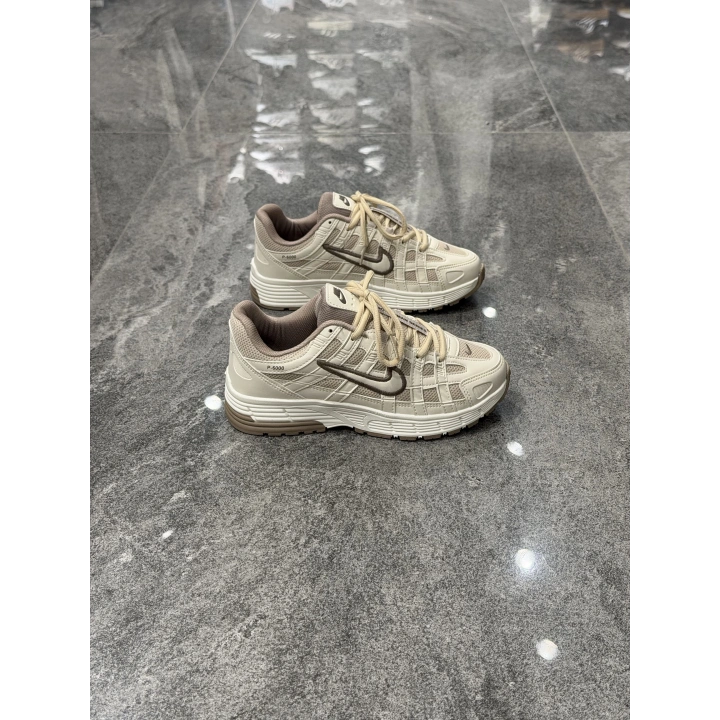 Nike Sportswear P-6000 Bej Kahve Detaylı Spor Ayakkabı