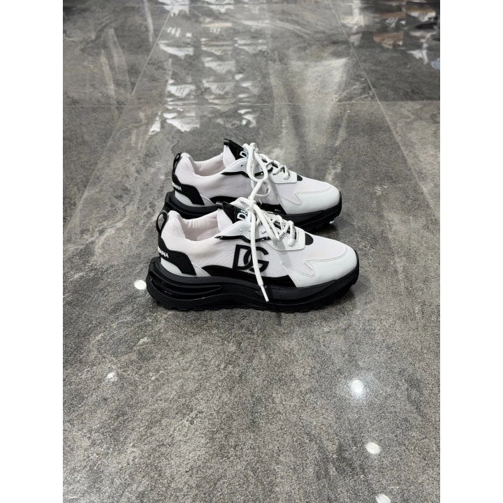 Dolce&Gabbana Cushion Air Sole Beyaz Siyah Detaylı Spor Ayakkabı