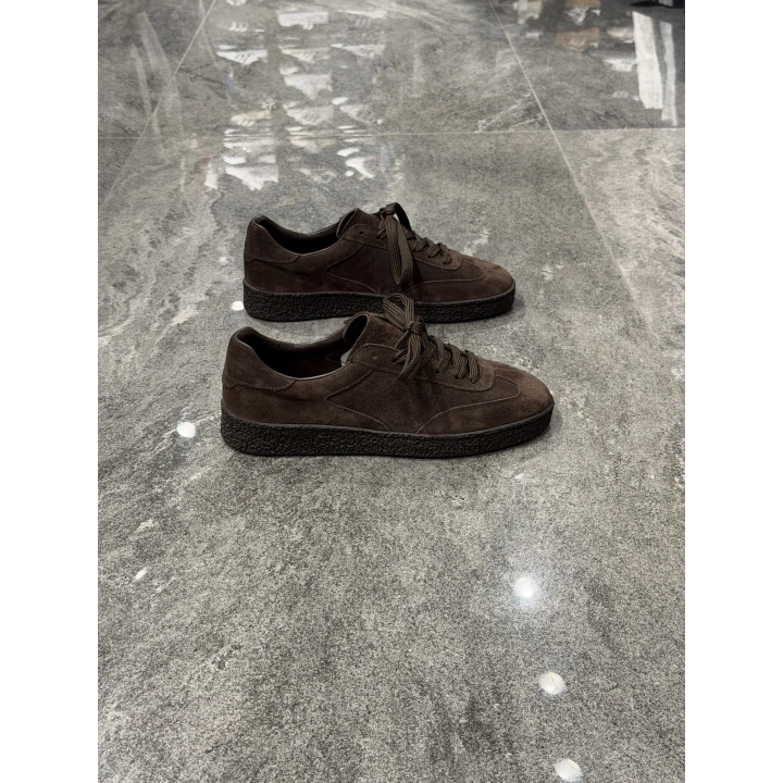 Yalçın Spor Kahve Süet Erkek Deri Sneaker