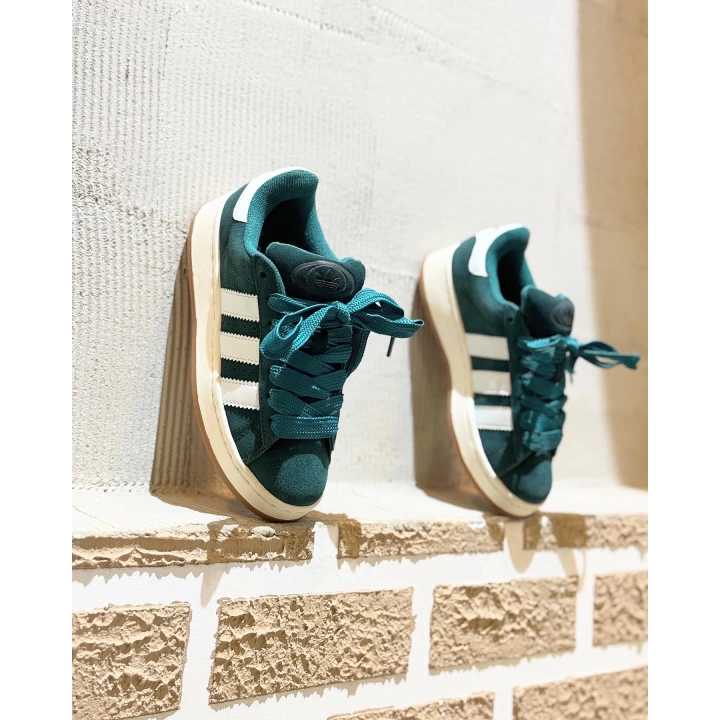 Adidas Campüs Dark Green White