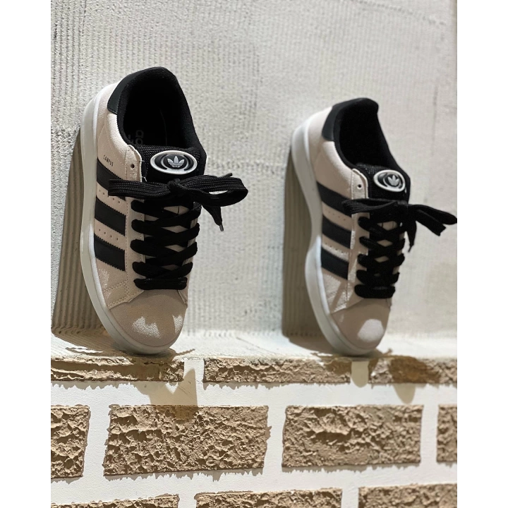 Adidas Campüs Gri Siyah Gri Taban