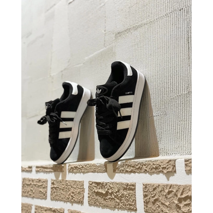 Adidas Campüs Siyah Süet Beyaz Taban