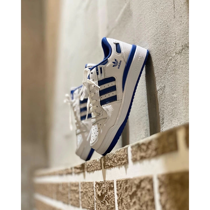 Adidas Forum Low Beyaz Mavi Detaylı