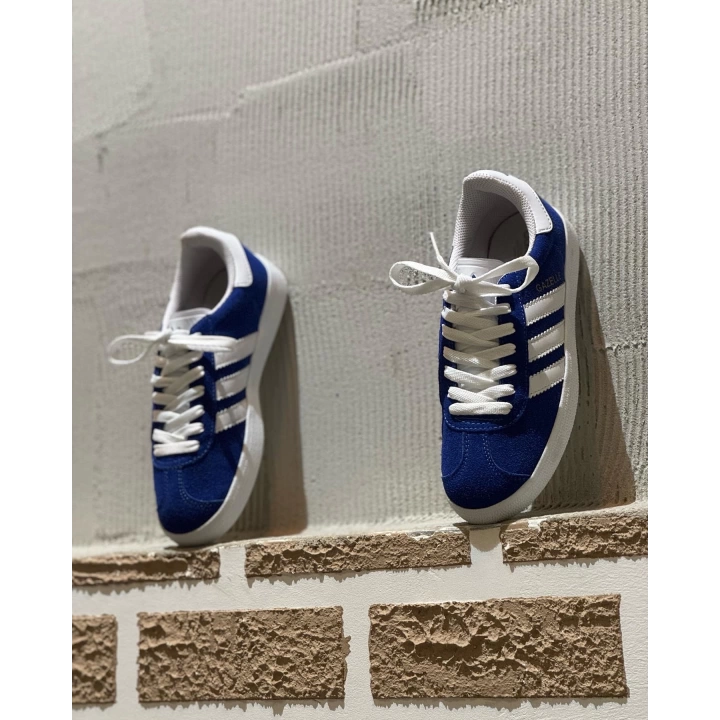 Adidas gazelle mavi beyaz